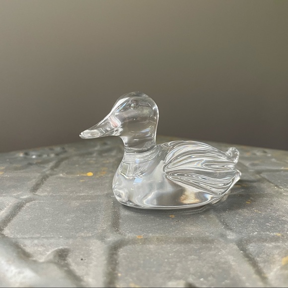 Princess House Crystal Mallard Duck - Picture 1 of 6